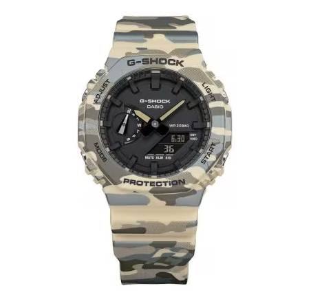 Casio G-Shock horloge Camouflage GA-2100CA-8AER