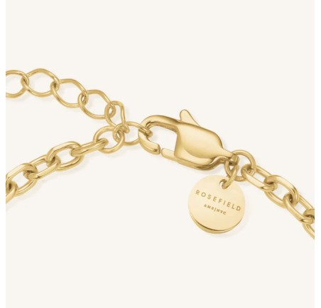 Rosefield staal vergulde collier met bedel  Tree of Life Necklace Gold JNLNG-J1319