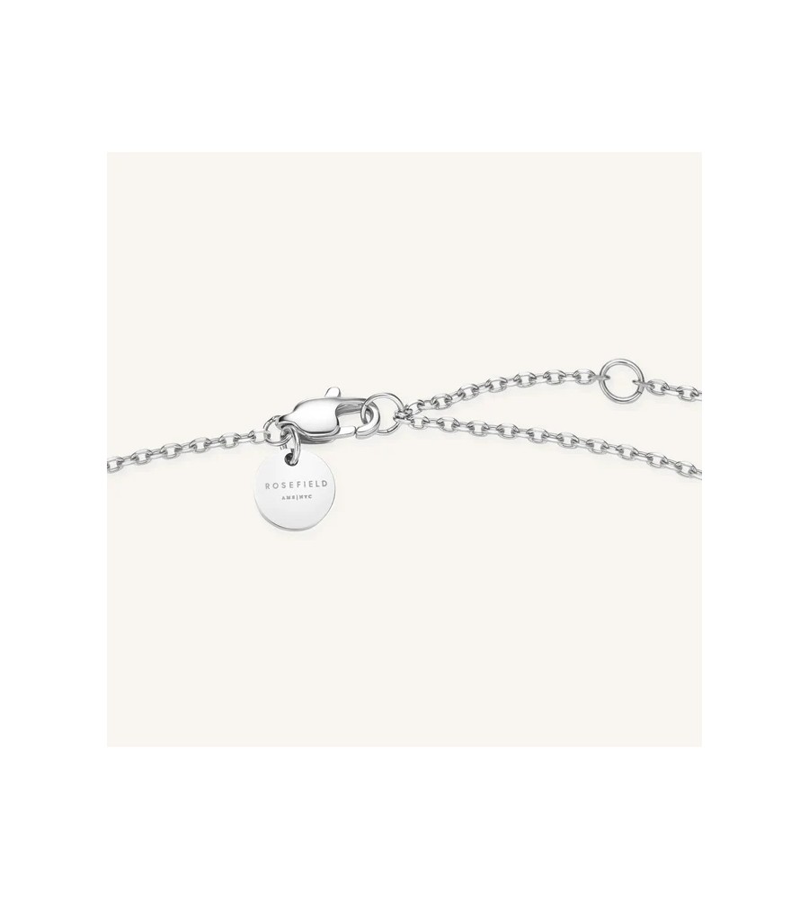 Rosefield stalen collier met Infinity