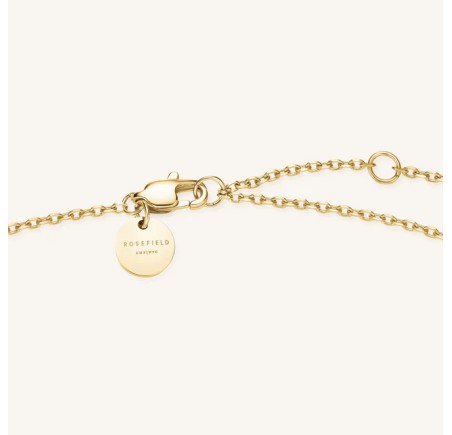Rosefield staal verguld collier met Infinity  Infinity Necklace Gold JNING-J1311