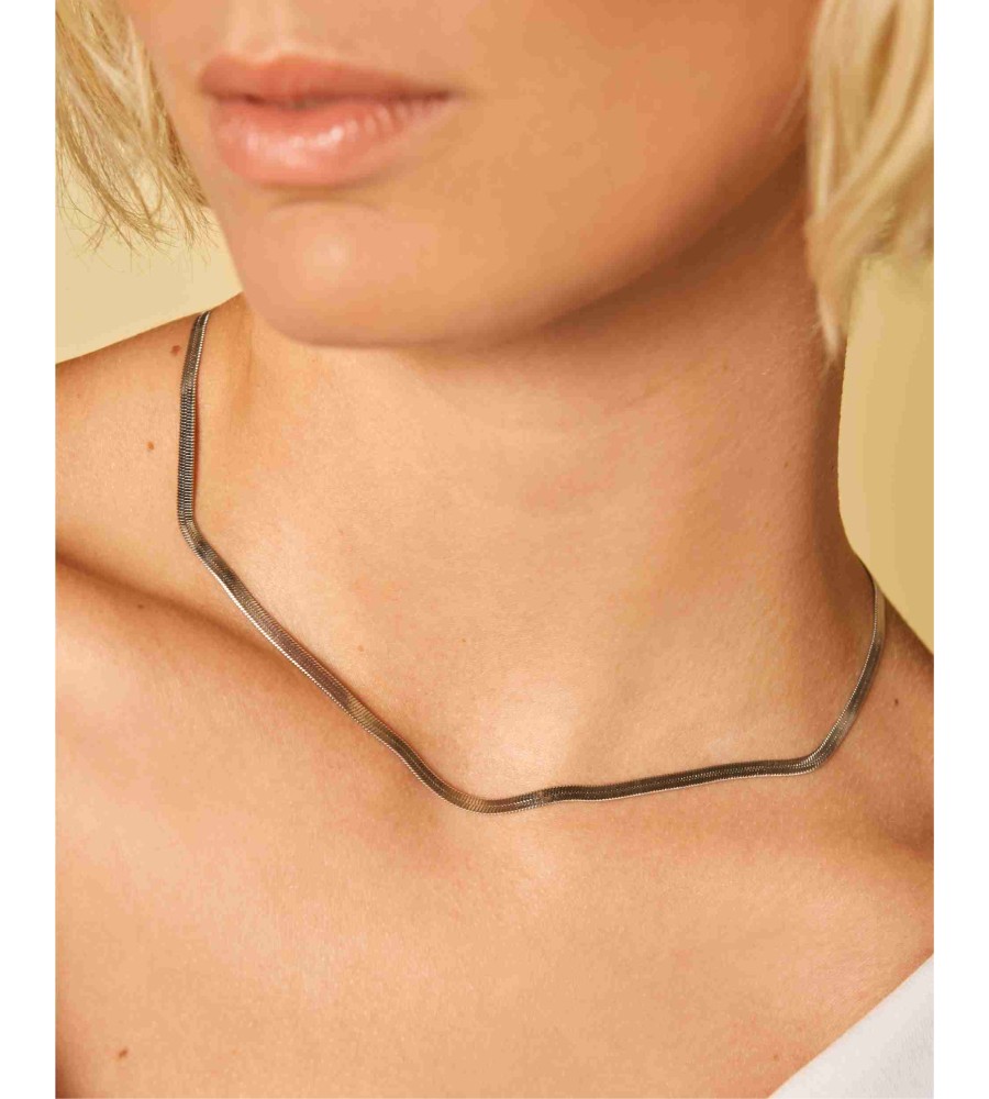 Rosefield stalen collier