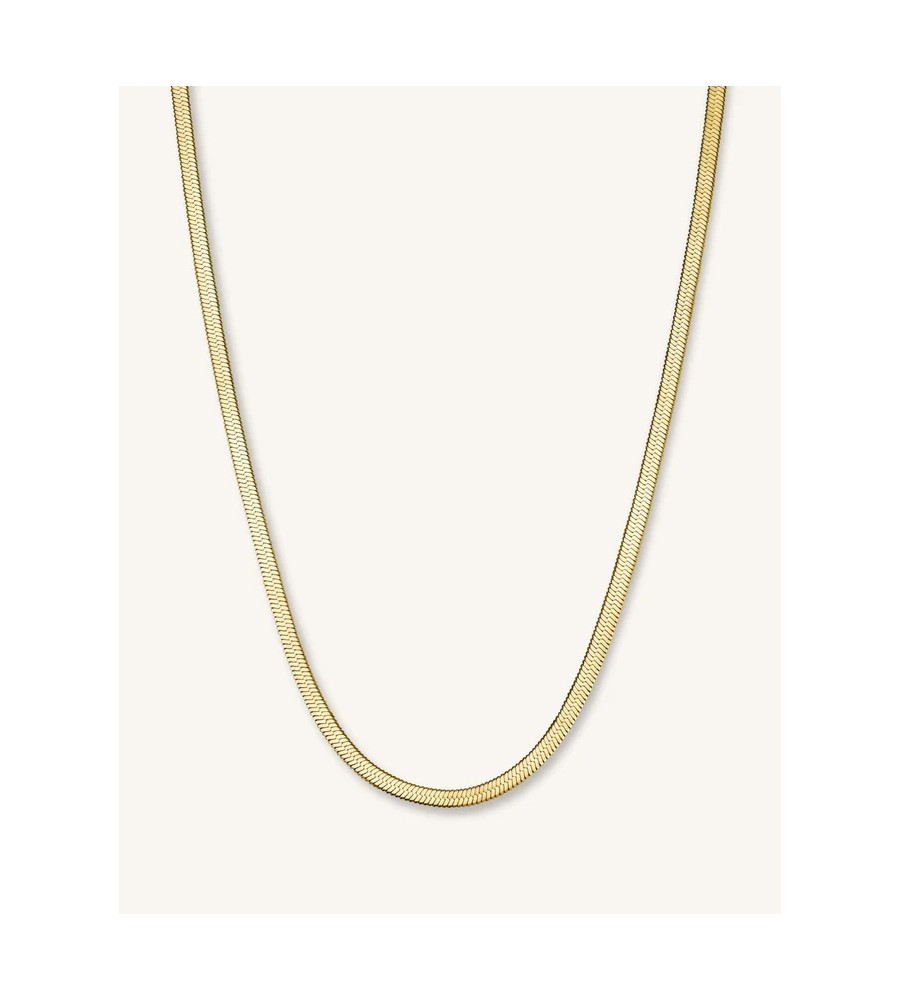 Rosefield staal verguld collier
