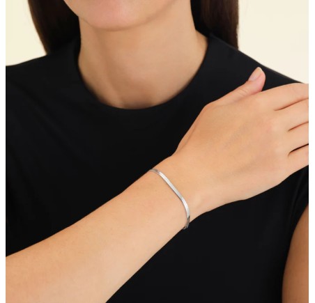 Rosefield stalen armband  Snake Bracelet Silver  JTBFS3S-J390