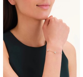 Rosefield staal verguld armband met hartjes  3 Hearts Bracelet Gold  JB3HG-J1278
