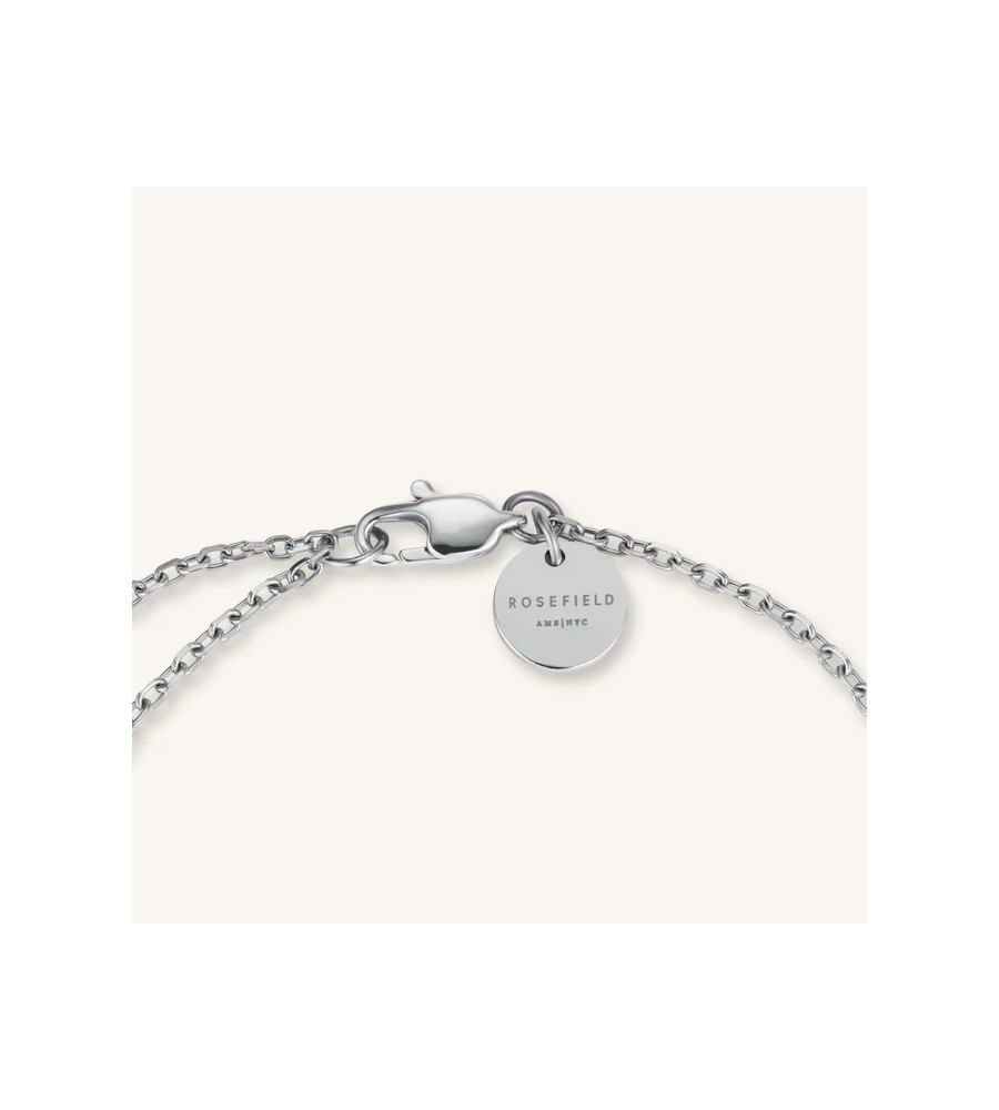 Rosefield stalen armband met zirkonia