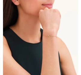 Rosefield staal verguld armband Infinity  Infinity Bracelet Gold  JBING-J1313