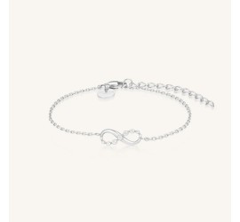 Rosefield stalen armband Infinity  Infinity Bracelet Silver  JBIBS-J1330