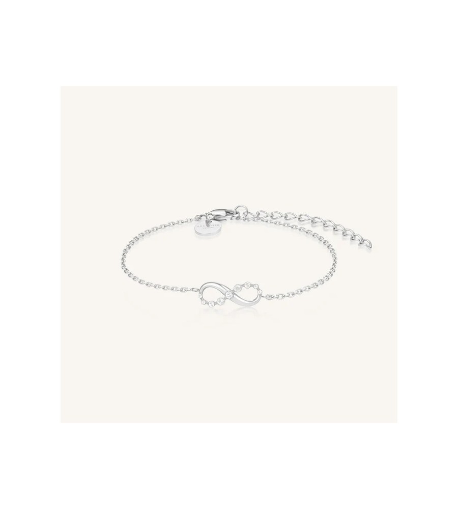 Rosefield stalen armband Infinity