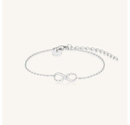 Rosefield stalen armband Infinity  Infinity Bracelet Silver  JBIBS-J1330