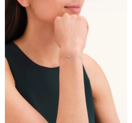 Rosefield stalen armband Infinity  Infinity Bracelet Silver  JBIBS-J1330