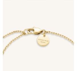 Rosefield staal verguld armband met zirkonia  Fine Octagon Bracelet  JBOCG-J1184