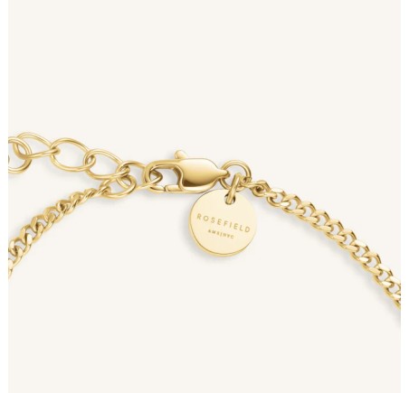 Rosefield staal verguld armband met zirkonia  Crystal Bracelet  JBCPG-J1172