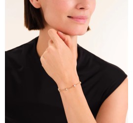 Rosefield staal verguld armband met zirkonia  Crystal Bracelet  JBCPG-J1172