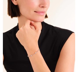 Rosefield stalen armband met zirkonia  Crystal Bracelet JBCPS-J1173