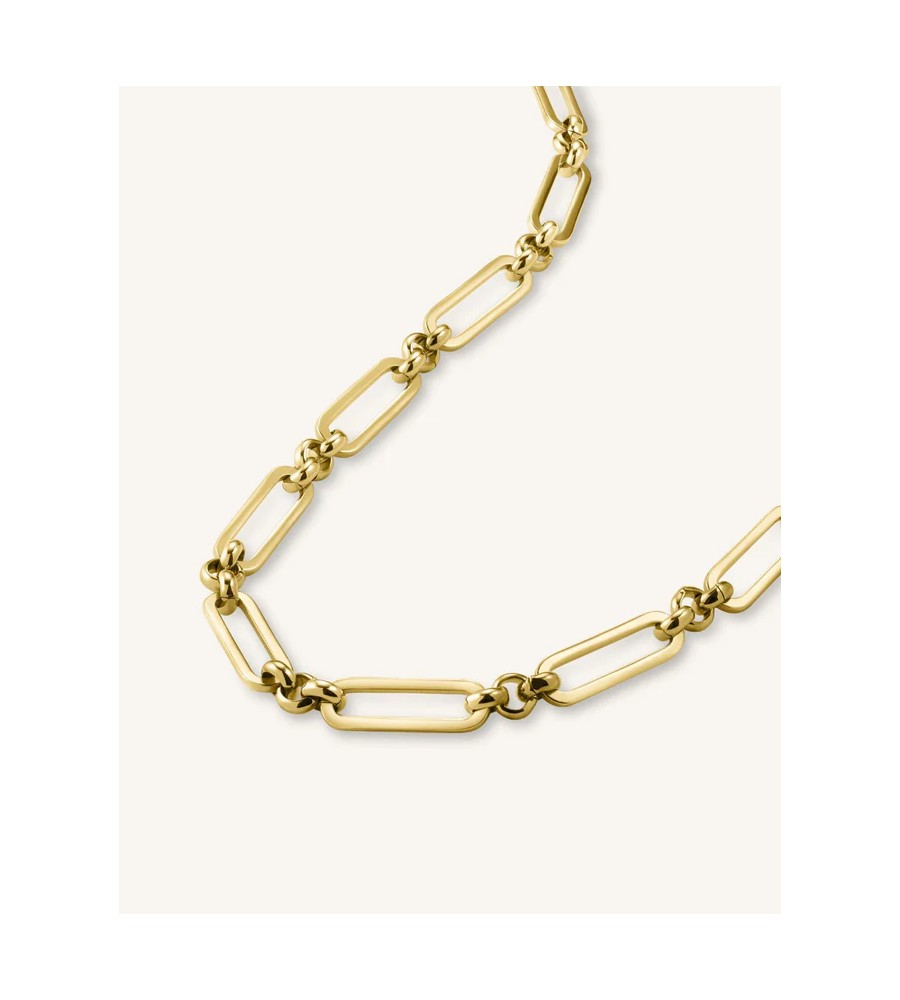 Rosefield staal verguld armband