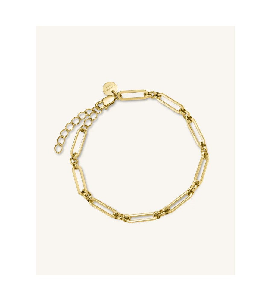 Rosefield staal verguld armband