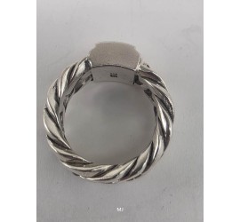 Zilveren Budddha to Buddha ring