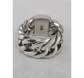 Zilveren Budddha to Buddha ring