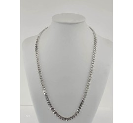 Zilveren gourmet collier