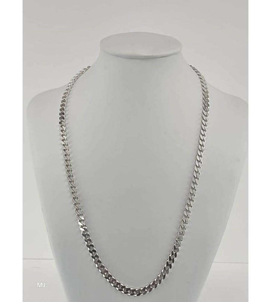 Zilveren gourmet collier