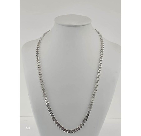 Zilveren gourmet collier
