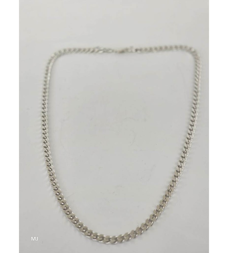 Zilveren gourmet collier