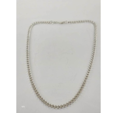Zilveren gourmet collier
