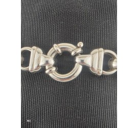 Zilveren jasseron armband