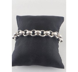 Zilveren jasseron armband