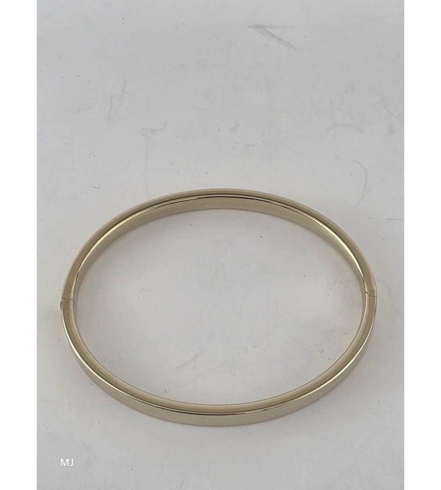Gouden slavenarmband, vlak