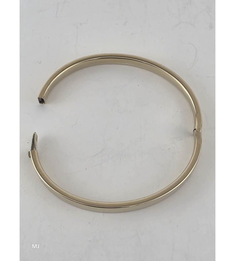 Gouden slavenarmband, vlak