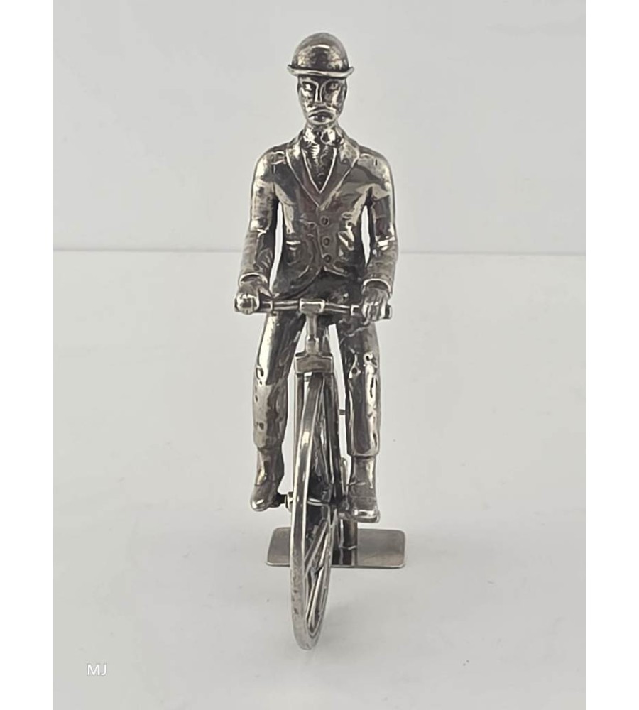 Zilveren miniatuur Hoge bi/Velocycle