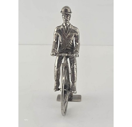Zilveren miniatuur Hoge bi/Velocycle