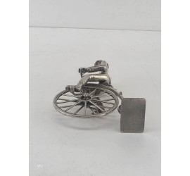 Zilveren miniatuur Hoge bi/Velocycle