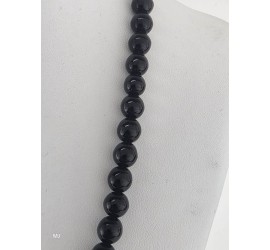 Onix collier met zilveren slot