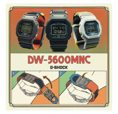 Casio G-Shock horloge DW-5600MNC-8A2ER