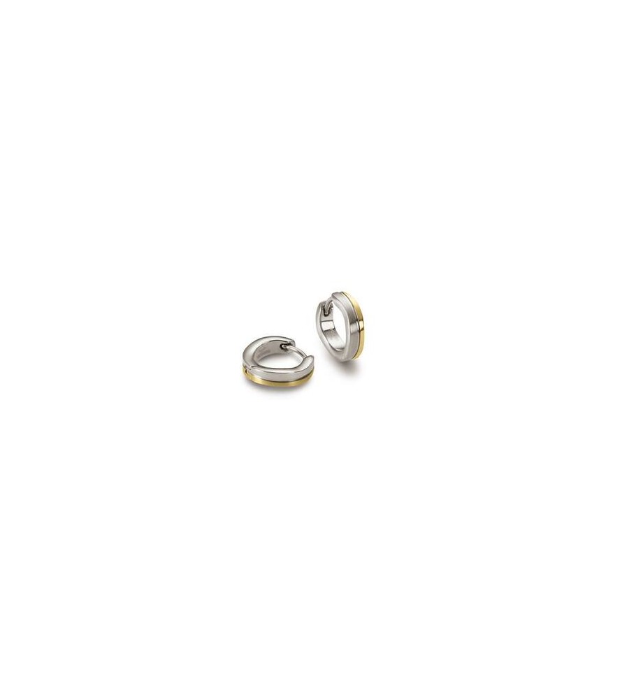 Boccia titanium creolen bicolor