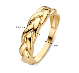 Excellent gouden damesring  RE107458