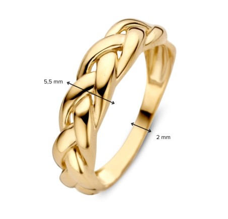 Excellent gouden damesring  RE107458
