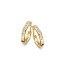 Gouden creolen met zirkonia  OB125477