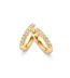 Gouden creolen met zirkonia  OH126574