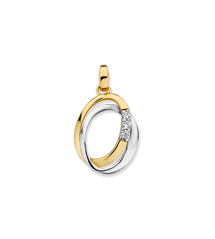Excellent Jewelry gouden hanger met zirkonia