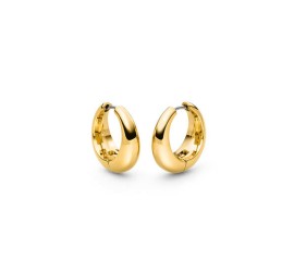 Boccia titanium creolen verguld 05096-02