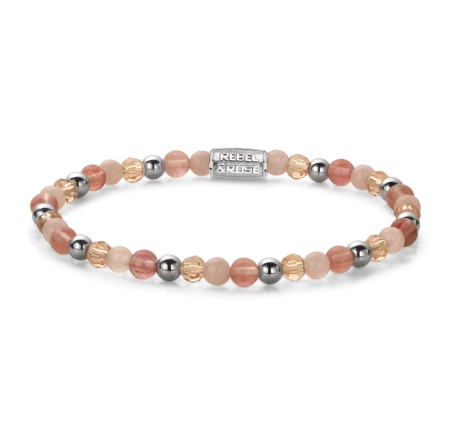 Rebel & Rose armband Roses Cherry Glam Rock RR-40186-S