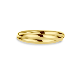 Gouden damesring trinity 40.29046