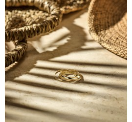 Gouden damesring trinity 40.29046