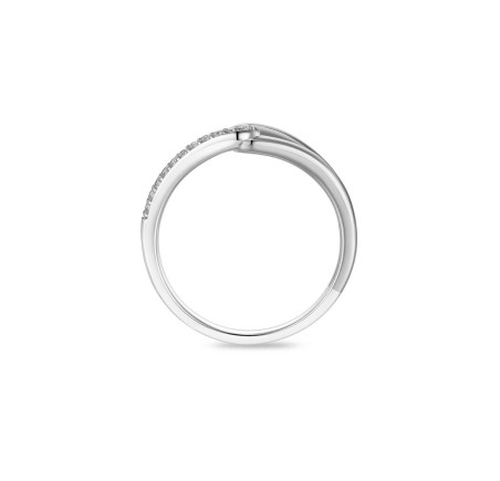 Zilveren damesring met zirkonia  Gisser R493
