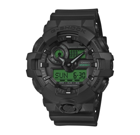Casio G-Shock horloge “Black Elektro Green Series” GA-700BEG-1AER