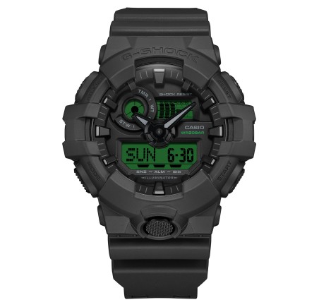 Casio G-Shock horloge “Black Elektro Green Series” GA-700BEG-1AER