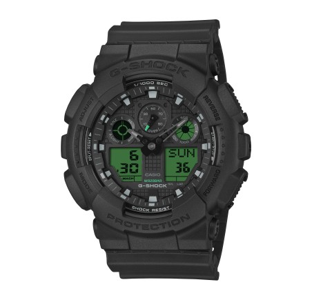 Casio G-Shock horloge “Black Elektro Green Series” GA-100BEG-1AER